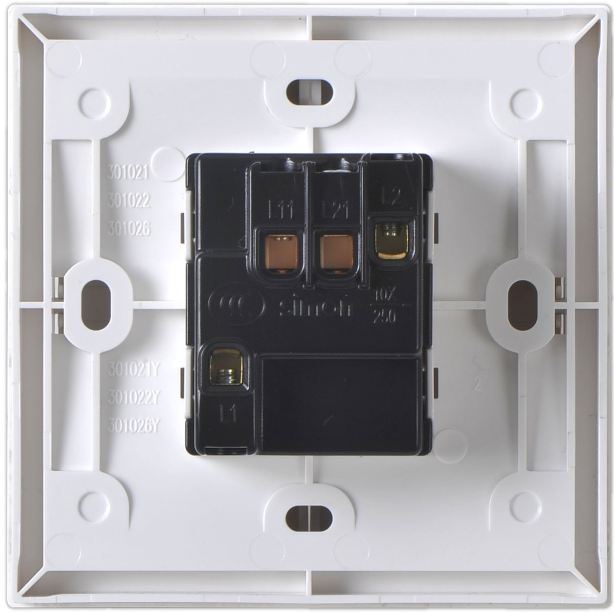 Simon Two gang One Way Switch