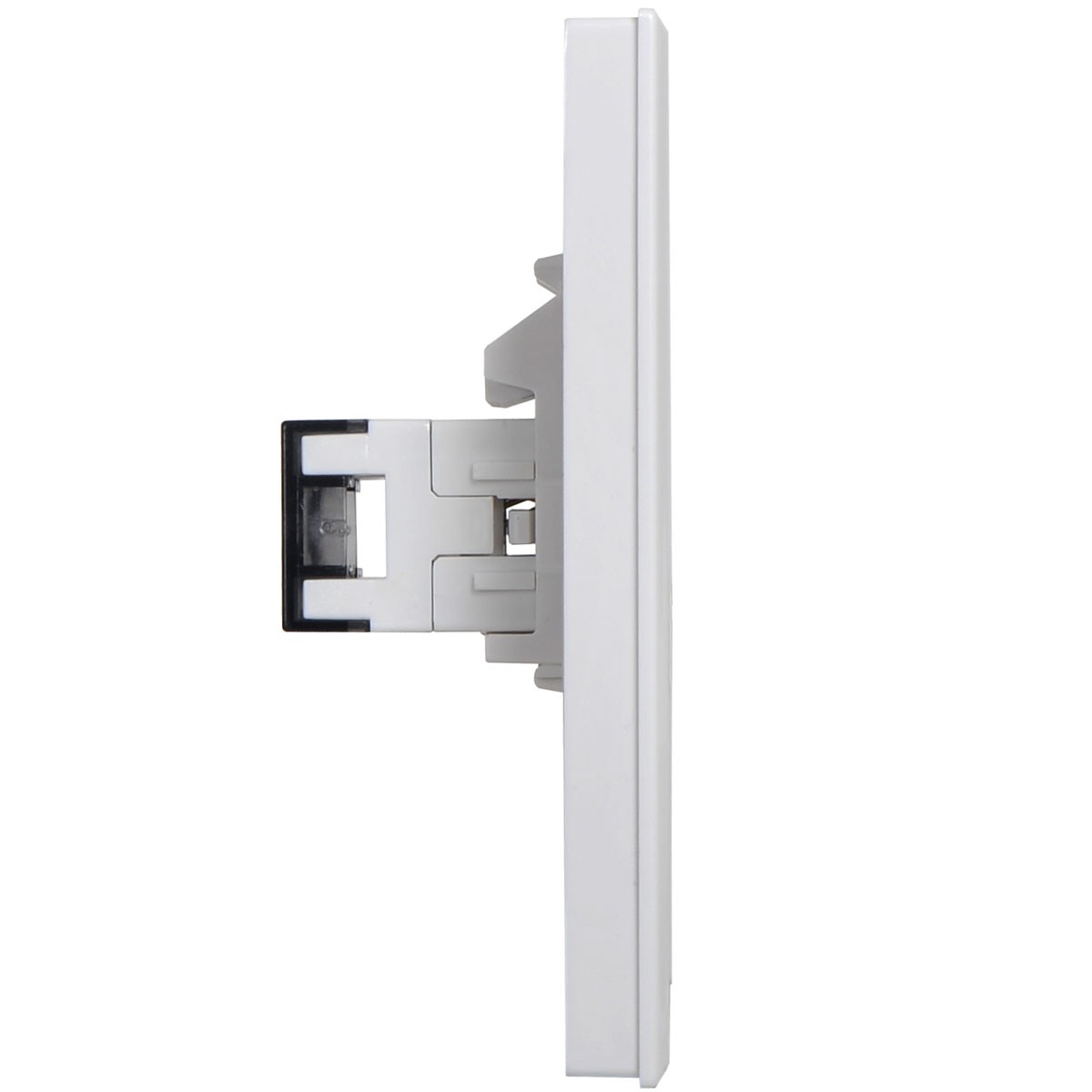 Simon 2G Cat6 data outlet side view