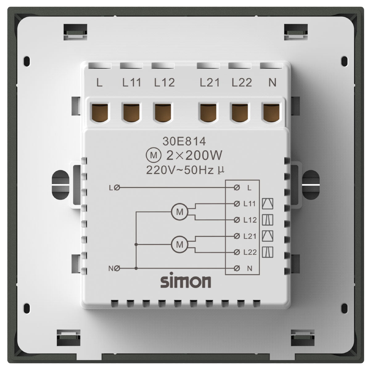 Simon 2G Smart Curtain Switch
