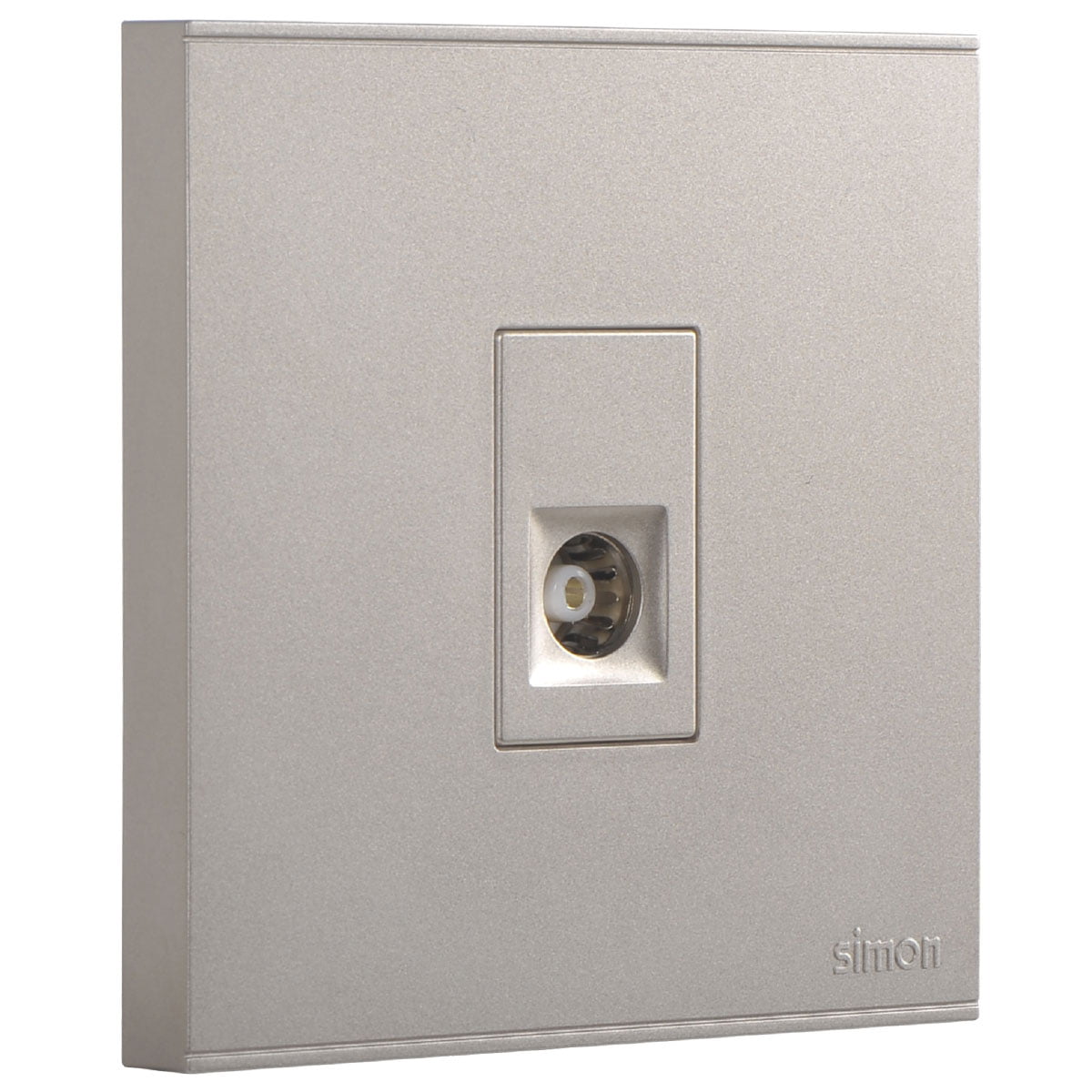 Simon 1G TV Socket F-Type