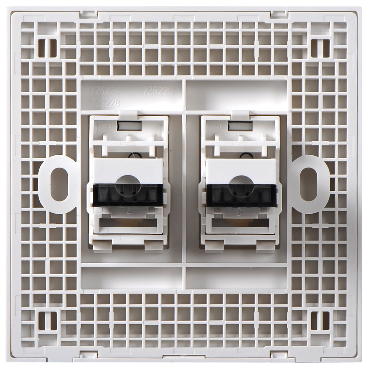 2 Gang Tel Socket RJ11/12 E6