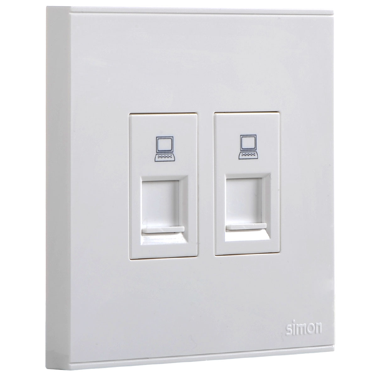 2 Gang Cat6 Data Outlet RJ45