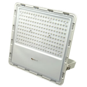 Metallux floodlight projector in white color